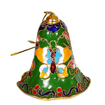 Glocke Weihnachtsglocken Weihnachtsdeko Deko Cloisonne Emaille 5487